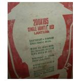 Vintage Coleman lantern single mantle red 200A195