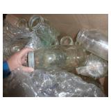 Large box of approx 20 vintage jars