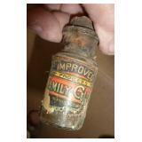 Box full of old bottles