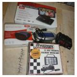 Portable DVD player, alarm clocks and worklight