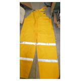 FOUR Rain Suits - pants, jacket, hood - 2XL yellow