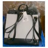 TWO new black purses