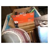 Crate full of items either not sold or not picked up