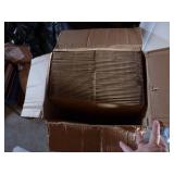 Box of 40 cardboard boxes 6x6x6