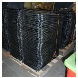 Stack of 40 folding chairs