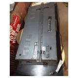 Electric Wall-Mounted Fireplace with Glass Front