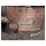 Used 80,000 BTU Propane Gas Heater with Propane Tank
