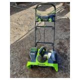 Greenworks 40V 20-Inch Cordless Snow Thrower
