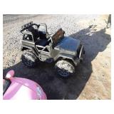 Set of 2 Kids Electric Ride-On Cars - Pink Coupe & Black SUV