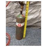 Used Acetylene Gas Cylinder with Regulator and Hose