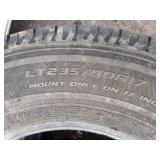 Set of 5 Used Mixed Brand Tires with Various Tread Patterns