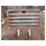 Heavy-Duty Aluminum semi-truck back rack with Reflective Markings