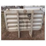 Heavy-Duty Aluminum semi-truck back rack with Reflective Markings