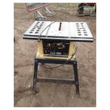 Pro-Tech Table Saw with Adjustable Blade Angle