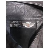 Harley Davidson Leather Riding Gear Set with Helmet, Chaps, Cap, and Accessories