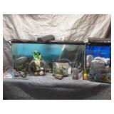 Assorted Aquarium Fish Tanks and Accessories
