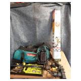 Makita Tool Bag with Assorted Tools and LintEater Dryer Vent Cleaning Kit