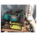 Makita Tool Bag with Assorted Tools and LintEater Dryer Vent Cleaning Kit