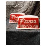 Set of 2 Firenza Pizza Advertisements