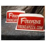 Set of 2 Firenza Pizza Advertisements
