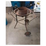 Antique Blacksmith Blower Forge with Wheels