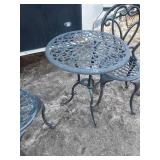 metal garden table and chairs