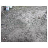 Metal garden trellis