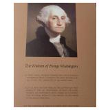 1 UNCUT SHEET OF 4  US $1 BILLS with HOLDER.  Series 2003A.