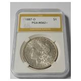 1887-O PGA MS62+ Morgan Dollar