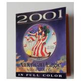 2001 1 Oz. Silver Liberty Colorized Dollar - American Eagle