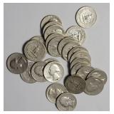 28 -  1940 Silver Liberty Quarters