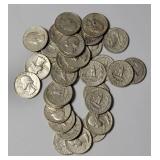 32 -  1950 Silver Liberty Quarters