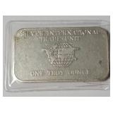 International Trade Unit - 1 Troy Oz. Fine Silver Bar - Sealed