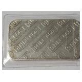 International Trade Unit - 1 Troy Oz. Fine Silver Bar - Sealed