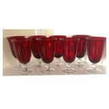 Ruby Reed Fluted Stemware