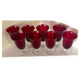Ruby Reed Fluted Stemware