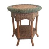 Vintage Wicker Accent Table