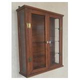 Vintage Wall Mounted Display Cabinet