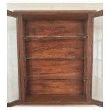 Vintage Wall Mounted Display Cabinet