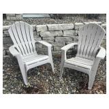 Pair of Adirondack Patio Chairs