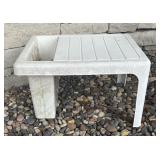 Patio Chair with Side Table