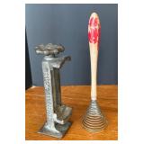 Vintage Oil Lamp, Jars, Ice Clamp and More!