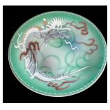 Four Teacups with Saucers by Delft, Royal Crown Derby, Japanese Lithophane Teacup and More