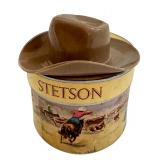 Vintage Miniature Stetson Hat / Vintage Stetson Miniature Plastic Western Cowboy Hat Salesman Sample