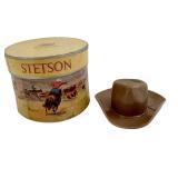 Vintage Miniature Stetson Hat / Vintage Stetson Miniature Plastic Western Cowboy Hat Salesman Sample