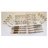 Vintage Wallace Stradivari Sterling Silver Flatware Set