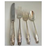 Vintage Wallace Stradivari Sterling Silver Flatware Set