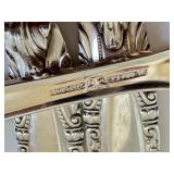 Eight Wallace Stradivari Sterling Silver Soup Spoons and One Sugar Spoon