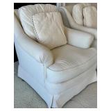 Pair of Neutral Colored Upholstered Chairs by Sherrill