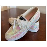 Pair of Sparkly Sequin Sperry Dock Siders